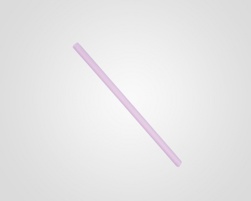 plastic plain straw